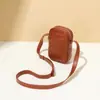 Ventas Directas de Fábrica Otoño e Invierno Bolso Mini Tejido a Mano para Teléfono Móvil Simple Casual Pequeño Cuadrado para Mujer de Hombro Cruzado