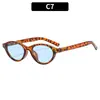 Moda Y2K Hot Girl Estilo Callejero Retro Gafas de Sol Ovaladas Personalidad Europea y Americana Protección Solar para Exteriores Gafas de Sol Transfronterizas