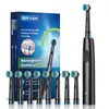 Escova de Dentes Elétrica Rotativa Redonda Nova Transfronteiriça Totalmente Automática Sônica À Prova D'água Cerdas Macias Levitação Magnética Inteligente Escova de Dentes Doméstica