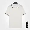Polo de Punto de Lujo para Hombre de Manga Corta, Estilo Old Money, Cuello Camisero Simple a Rayas, Camiseta Transpirable de Verano