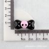 Moño de Calavera Brillante Hueso de Pastilla Resina Accesorios Accesorios para el Cabello de Niños Material Pegamento Crema Carcasa para Teléfono Móvil Venta al por Mayor