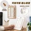Reloj de fichar de autodisciplina para estudiantes de primaria, artefacto de autodisciplina, gestor del tiempo para niños, plan de estudio para vacaciones de invierno y verano, tabla de fichar