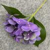 Flor Artificial Individual Arte Floral 3D Hortensia Pequeña Individual Decoración Interior del Hogar Flor de Tacto Real Arreglos Florales Adornos Flores Decorativas