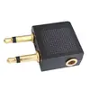 Adaptador de Plug de Avião para Fone de Ouvido de Aviação 3.5 Adaptador de Áudio e Vídeo Plug de Aviação Plug de Avião Moldado por Injeção Venda por Atacado