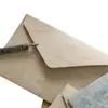 Carta de Amor Erótica Beige Sobre de Correo Aéreo Escrito a Mano Regalo para Novio Novia Sensación de Alta Gama Sobre con Textura en Relieve de Lámina Dorada y Juego de Papel para Cartas