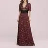 Vestidos femininos transfronteiriços europeus e americanos de 2026, novos estilos de outono disponíveis para dropshipping, vestido estampado sexy e justo com acabamento em renda