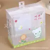 Personalización profesional Zapatos de bebé de PP Bolsa de plástico Zapatos transparentes Tejido de sarga de PP Caja de zapatos de plástico Personalización de empaque