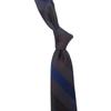 Gravata de padrão listrado marrom retrô romântico francês de 8cm para vestido formal masculino estilo Yupi Sina padrinho