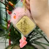 Llavero de Oro Puro 999, La Riqueza Viene de Todas Partes, Colgante de Oro, Adorno para Bolso, Regalo para Novia o Mejor Amiga, Regalo de Joyería