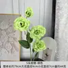Arreglo de flores artificiales en tonos verdes para boda, ramo falso estilo diseñador, decoración para escenas temáticas de bosque, adorno de ramo de alta gama
