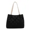 Bolso de Hombro Simple Estilo Japonés Diseño de Nicho para Mujer Bolso de Mano Romboide Gran Capacidad Casual Versátil Bolso Tote para Estudiante