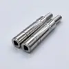 Plugue fêmea de metal 6,5 mm soquete fêmea estéreo de canal duplo 6,35 mm cabeça de rosca para soldagem de áudio de três polos grandes