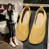 Nuevos Zapatos Casuales de Frijol para Mujer Primavera 2025, Frosted, Suela Suave, Parte Superior Suave, Slip-on, Combinan con Todo, Planos, Antideslizantes, Zapatos para Mamás