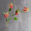 Flores Artificiales, Ramas Grandes con Textura de Llama, Muguete Decoración Nórdica para el Hogar, Adornos para Bodas de Hotel, Flores Falsas