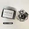 Gomas de Pelo Desechables Pequeñas para Niñas, Bandas de Pelo Coloridas de Alta Elasticidad para Niños Pequeños y Niñas, Gomas Pequeñas para Coletas