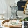 Vaso de vidro criativo estilo nórdico Celebridade da Internet transparente hidropônico para plantas flores vaso de flores secas decoração de mesa sala de estar