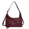 Elegante bolso tote cruzado de color liso para mujer, nuevo bolso de trabajo estilo francés 2026, diseño de nicho, versátil, y se puede llevar bajo el brazo o como bolso de hombro