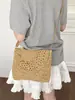 Bolso de Paja Tejida Nuevo Verano 2026 Transfronterizo, Bolso de Hombro, Bolso de Playa de Moda y Versátil, Bolso Tote Cruzado Estilo Universitario