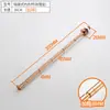 Suporte de cartão de parede para loja de lingerie tubo quadrado prateleira de lingerie haste de suspensão haste de lingerie ouro rosa preto titânio dourado gancho de sutiã conta