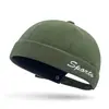 Chapéus de Hip-Hop Estilo Rua para Proprietários, Gorros Artísticos Unisex Estilo Hong Kong, Chapéus Tang Bordados Versáteis Tendência Nicho Atacado