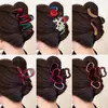 Grampo de Tubarão para Cabelo Feminino, Presilha de Cabelo Outono e Inverno para Mulheres com Cabelo Grosso, Acessório de Cabelo com Pinos Atacado, Presilha de Cabelo para Meio Preso