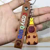 Llavero Colgante Popular de Capibara Transfronterizo Muñeca Accesorios Bolsas Llavero de Capibara Regalos de Puesto Callejero