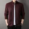 Pronta entrega Comércio exterior AliExpress Outono/Inverno Novo Suéter Casual Masculino Gola Alta Malha Jaqueta Masculina Tendência