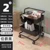 Estante de almacenamiento móvil personalizable para cocina y baño, estante de almacenamiento multicapa para dormitorio, carrito con ruedas, estante de almacenamiento móvil