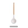 Fábrica em estoque espátula de silicone com cabo de madeira utensílios de cozinha conjunto de 4 peças espátula especial antiaderente colher cerca de pesca de qualidade alimentar