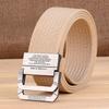 Cinturón Táctico de Nylon de Doble Bucle Nuevo de Fábrica Cinturón Deportivo para Exteriores Estilo Coreano para Hombre Cinturón Tejido de Lona y Nylon