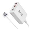 Cargador PD de Nitruro de Galio de 200W Explosiones Transfronterizas Cargador de Escritorio Multipuerto de 200W 4C2A Carga Directa de Nitruro de Galio