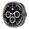 Funda Samsung Watch Adecuada para Watch8 Funda Protectora para Reloj Metal Segundos para Samsung Watch Funda de Reloj con Recorte Goteo de Aceite
