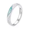 Anillo de Pareja Serpiente Espiritual Bingyu un Par de Anillos de Pareja para Hombre y Mujer Diseño de Nicho Anillo de Alta Gama para Novia