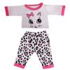 2024 nuevo 18 pulgadas muñeca American Girl accesorios ropa de una pieza con capucha 43cm muñeca de verano pijama de felpa