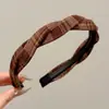 Diadema Nueva Estilo 2025 con Dientes para Mujer, Diadema de Lana con Moño de Corona Alta, Pinza para el Cabello Coreana, Accesorio para el Cabello de Alta Gama