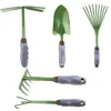 De Yi Mango de Plástico Pala Grande Herramienta de Jardín Set de Tres Piezas para Macetas, Plantar Flores, Aflojar Tierra y Pala Pequeña para Cuidado de Flores