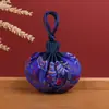 Pingente Porta-Cabelo Fetal Estilo Antigo Portátil, Acessórios Hanfu, Bolsinha de Brocado Bordada, Sachê Retrô, Bolsa Sachê Vazia Atacado