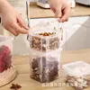 Caja de Almacenamiento para Especias, Caja para Condimentos, Caja de Almacenamiento para el Hogar en la Cocina con Compartimentos para Anís Estrellado, Canela y Chile Seco, con Tapa abatible y Sello hermético
