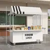 Carrinho de flores de ferro, barraca de mercado móvel, feira noturna ao ar livre, barraca promocional, carrinho de lanches da moda