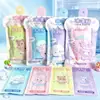 Conjunto de 2 peças de desenhos animados de adesivos refrescantes, adesivos de gelo de resfriamento físico para alívio do calor do verão, portátil para estudantes, treinamento militar e resfriamento de celular