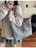 Bolso Trendy Transfronterizo para Mujer de Gran Capacidad 2026 Nuevo Estilo Texturizado de Verano Bolso de Hombro de Compras para Clase y Viajes Diarios Bolso Tote