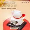 Adorno de Gato de la Suerte de 2 Pulgadas Alimentado por Energía Solar para Sala de Estar del Hogar, Gato de la Fortuna que Mueve la Pata Automáticamente, Decoración para Coche, Pequeño Regalo para Apertura de Tienda