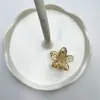 Novo Conjunto de Outono e Inverno Cruzado com Plumeria Escovada Presilha de Cabelo Bauhinia Estilo Festivo Elegante Presilha de Tubarão Acessórios de Cabelo Presilha de Cabelo