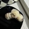 Outono e Inverno Série Clássica de Prendedores de Pelúcia Celebridade da Internet Versátil Sofisticado Grampo de Cabelo de Tubarão Peludo para a Parte de Trás da Cabeça