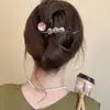 Grampo de Cabelo Vintage Outono/Inverno 2026 Estilo Coreano Clipe Torcido de Cabelo de Alta Qualidade Acessório de Cabelo Simples Elegante Ornamento de Cabelo Versátil para o Dia a Dia