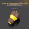 [Chuangyuan] Adaptador de extensão de mangueira de pele de cobra com tendão de carne de junta rápida Conector de tubo de água de plástico 1 polegada de volta 4 pontos