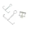Abrazadera de parada de agua abrazadera de tubo de goma clip abrazadera de parada de agua de acero inoxidable material galvanizado giratorio abrazadera de resorte de tornillo accesorio de laboratorio