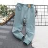 Moda infantil listrado calças quentes meninos uniforme escolar artefato roupas infantis primavera e outono calças de algodão Qingdao roupa íntima vendas diretas da fábrica