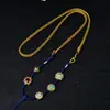 Corda para Colar Trançada Artesanal de Xizang Cordão com Pingente Multicolorido Venda Quente Cordão Vintage com Borla Cordão para Pendurar Joias Populares