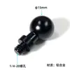 Suporte para transmissão ao vivo de celular, acessório em forma de bola com base de ajuste rotativo, parafuso 1/4, 3/8, cabeça de bola 1315172025, liga de alumínio